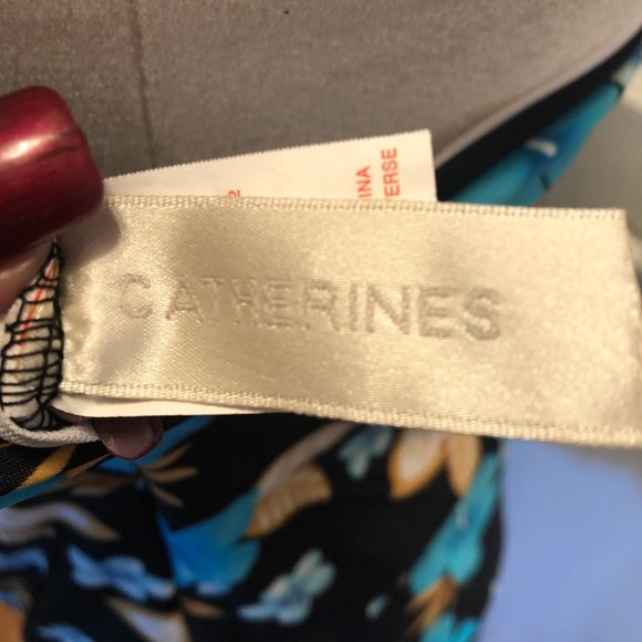 COPY - COPY - Bathing Suit Size 18 1 Piece Hibiscus Flower Print - Picture 4 of 5